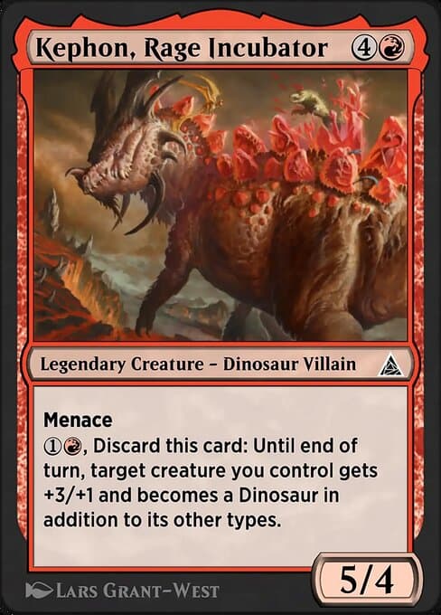Stegron the Dinosaur Man from Through the Omenpaths (Common)