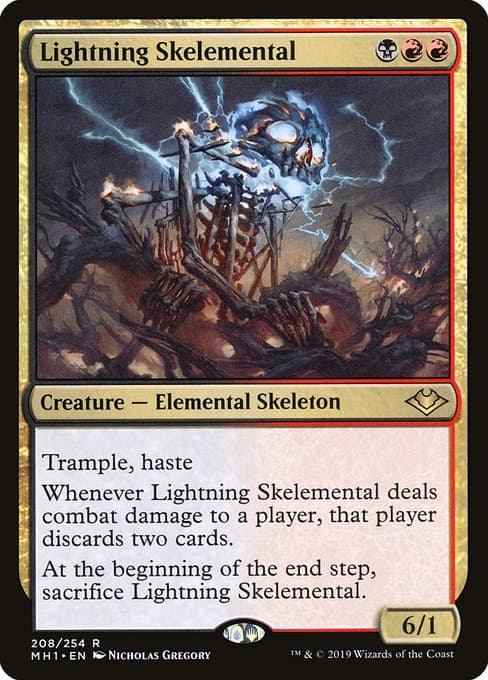 Lightning Skelemental from Modern Horizons (Rare)