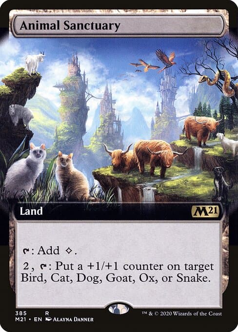 Animal Sanctuary from Core Set 2021 (Rare)