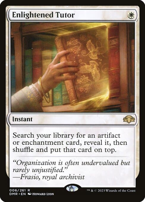 Enlightened Tutor from Dominaria Remastered (Rare)