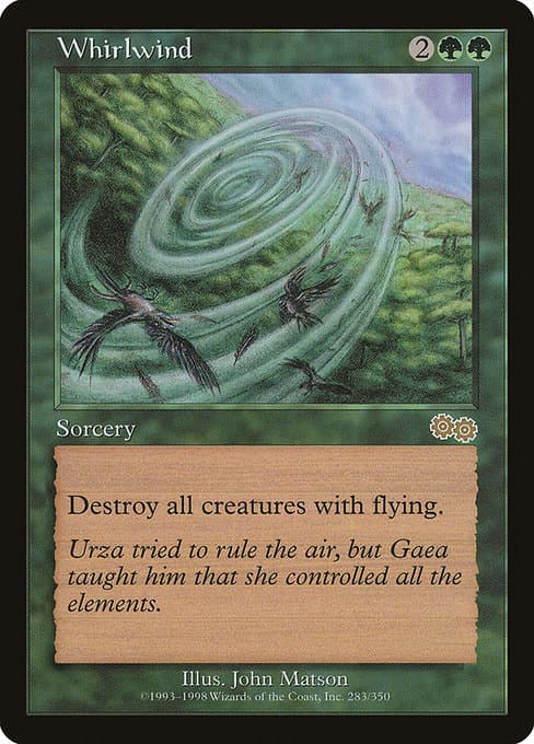 Whirlwind from Urza's Saga (Rare)