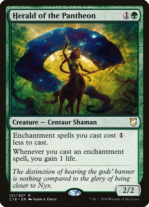Herald of the Pantheon from Commander 2018 (Rare)