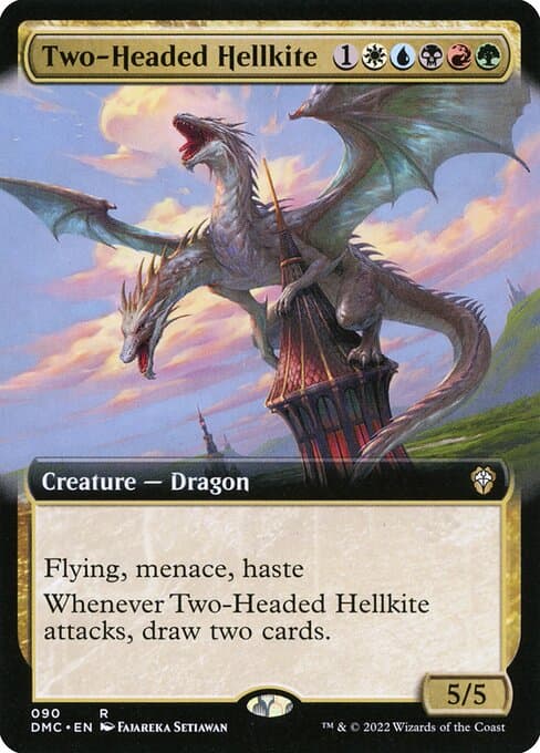 Two-Headed Hellkite from Dominaria United Commander (Rare)