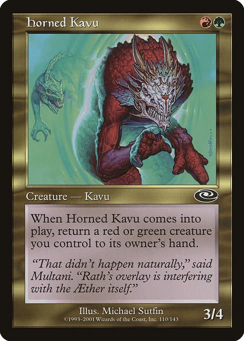 Horned Kavu from Planeshift (Common)