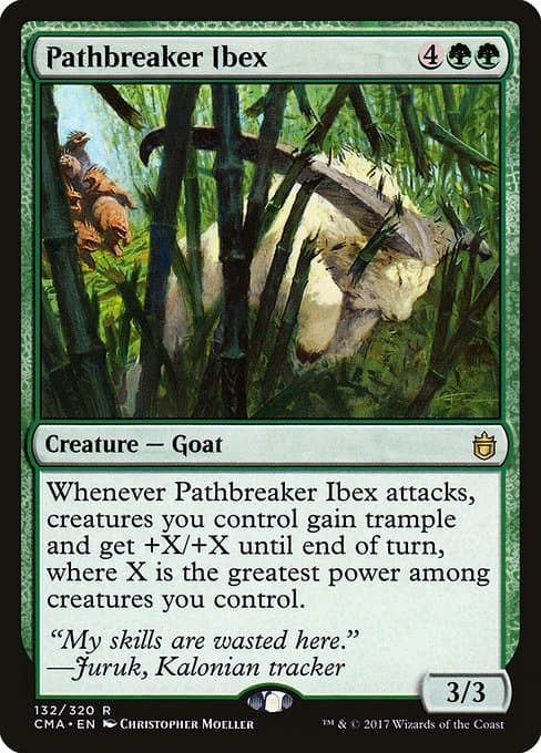 Pathbreaker Ibex from Commander Anthology (Rare)