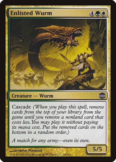 Enlisted Wurm from Alara Reborn (Uncommon)