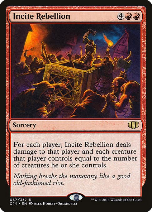 Incite Rebellion from Commander 2014 (Rare)