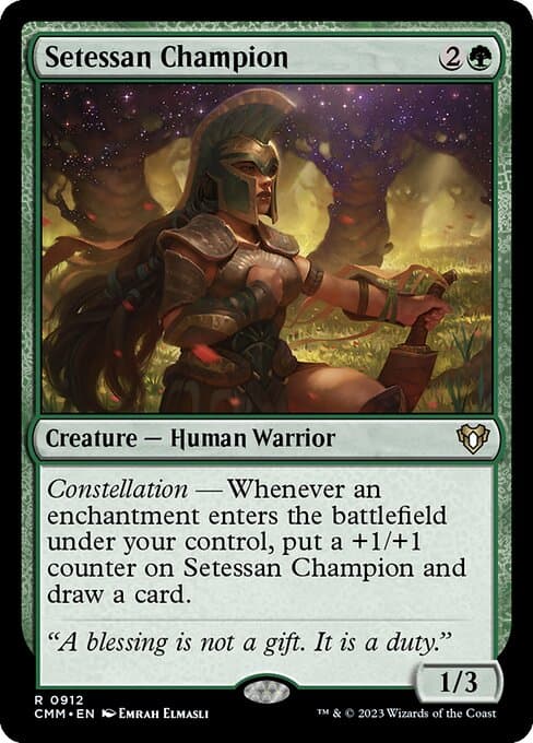 Setessan Champion from Commander Masters (Rare)