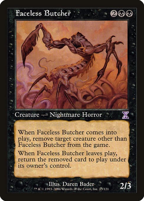 Faceless Butcher from Time Spiral Timeshifted (Special)