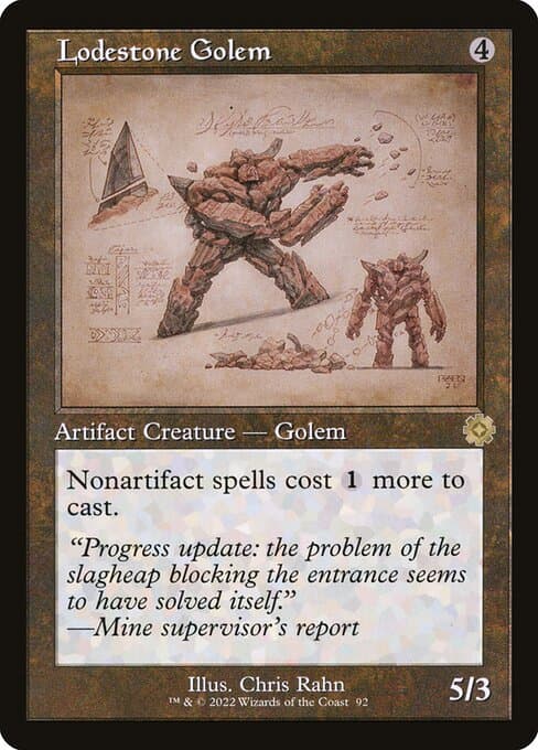 Lodestone Golem from The Brothers' War Retro Artifacts (Rare)