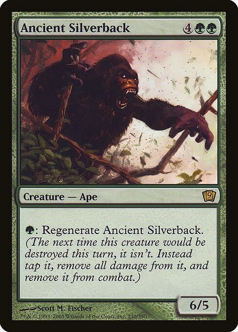 Ancient Silverback from Ninth Edition (Rare)