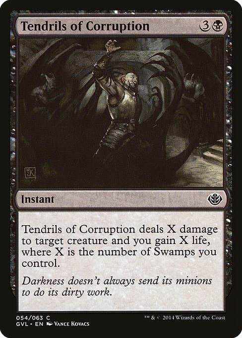 Tendrils of Corruption from Duel Decks Anthology: Garruk vs. Liliana (Common)