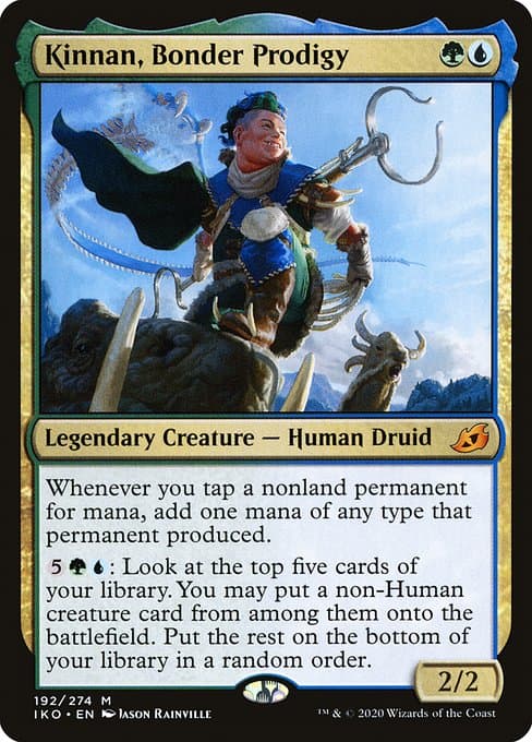 Kinnan, Bonder Prodigy from Ikoria: Lair of Behemoths (Mythic)