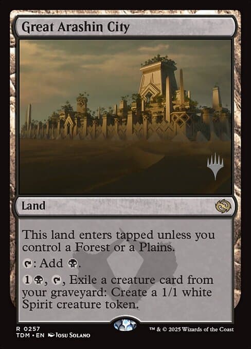 Great Arashin City from Tarkir: Dragonstorm Promos (Rare)