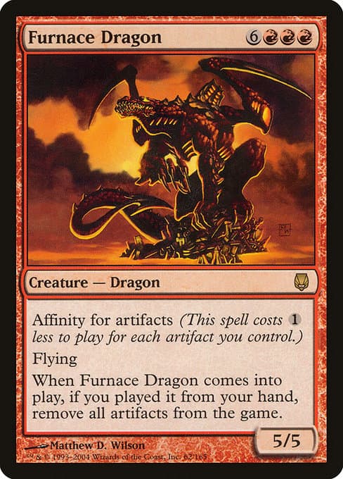 Furnace Dragon from Darksteel (Rare)