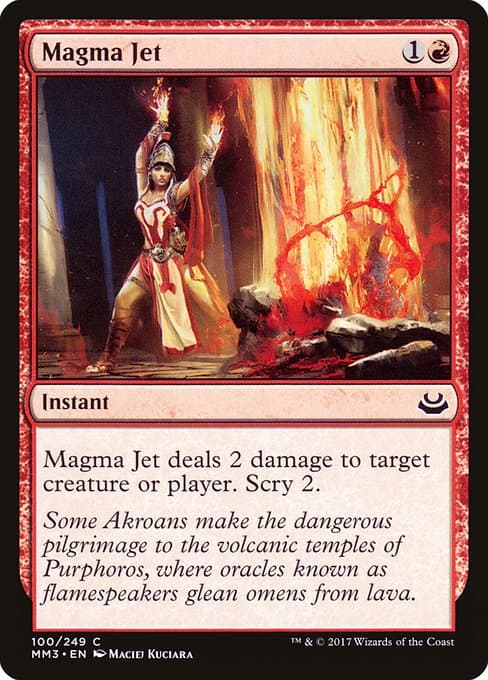 Magma Jet from Modern Masters 2017 (Common)