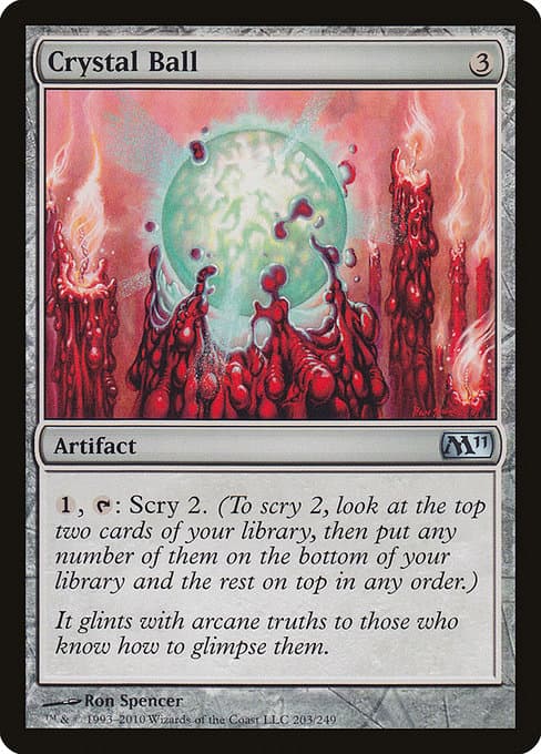 Crystal Ball from Magic 2011 (Uncommon)