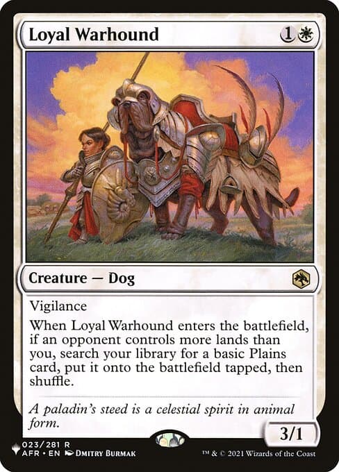Loyal Warhound from The List (Rare)