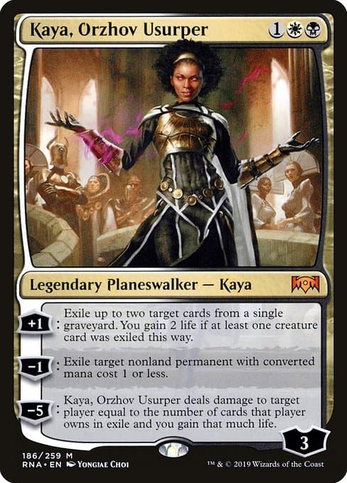 Kaya, Orzhov Usurper from Ravnica Allegiance (Mythic)