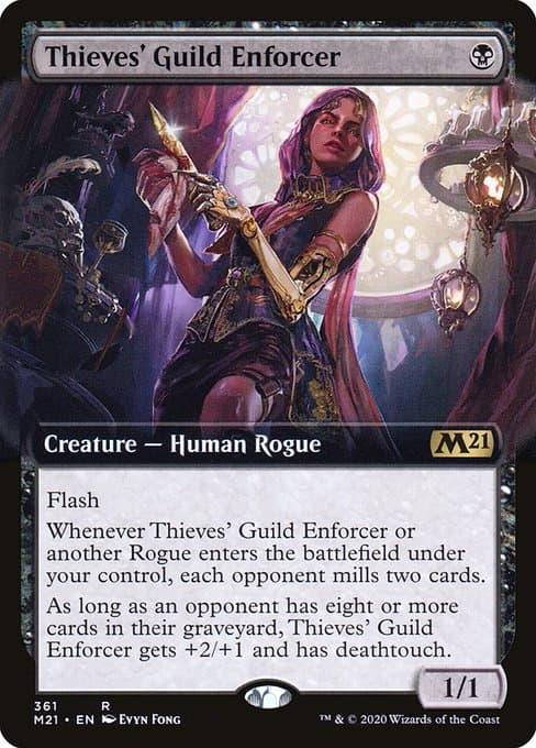 Thieves' Guild Enforcer from Core Set 2021 (Rare)