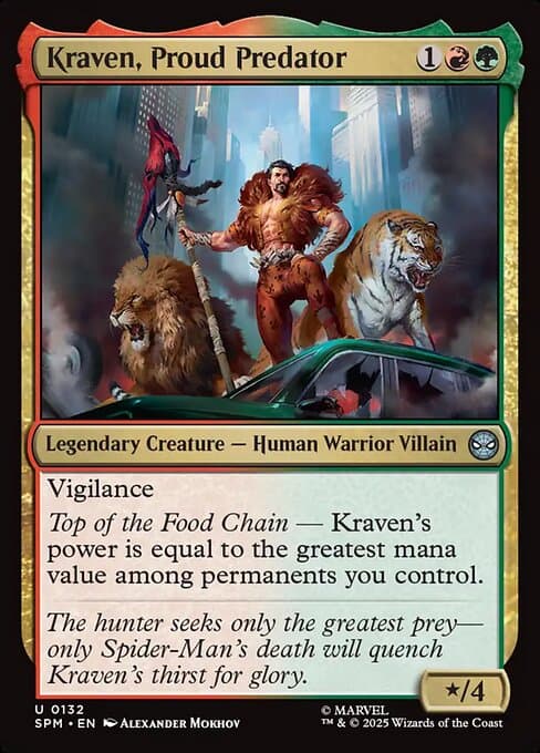 Kraven, Proud Predator (Uncommon)
