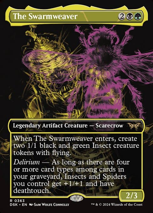 The Swarmweaver from Duskmourn: House of Horror (Rare)