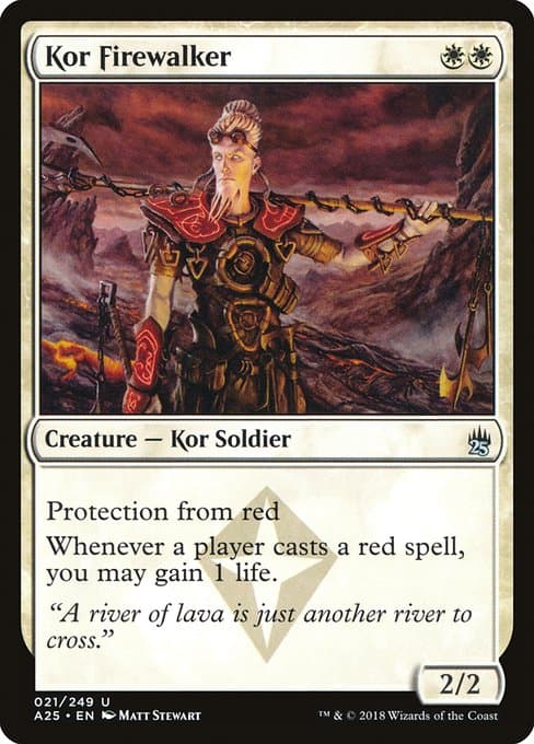 Kor Firewalker from Masters 25 (Uncommon)