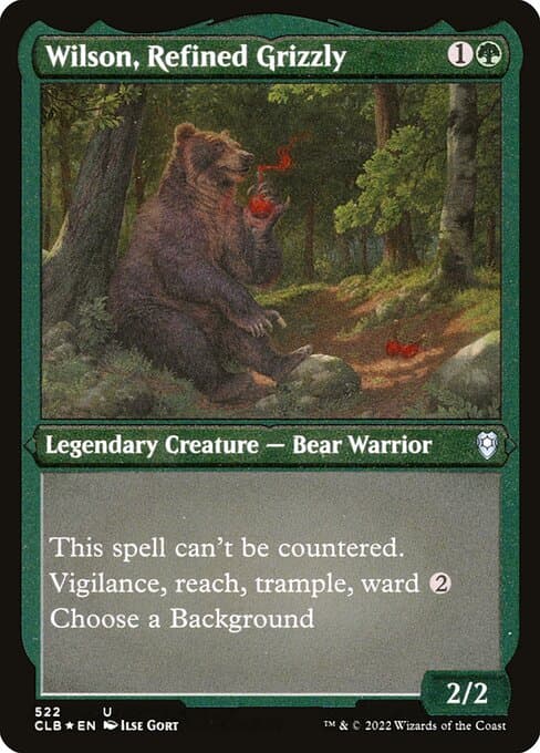 Wilson, Refined Grizzly from Commander Legends: Battle for Baldur's Gate (Uncommon)