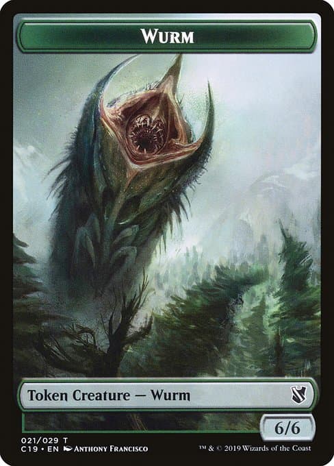 Wurm from Commander 2019 Tokens (Common)