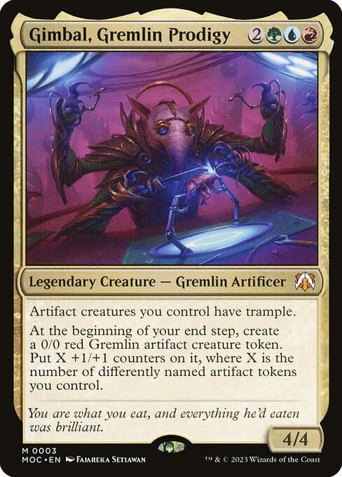 Gimbal, Gremlin Prodigy from March of the Machine Commander (Mythic)