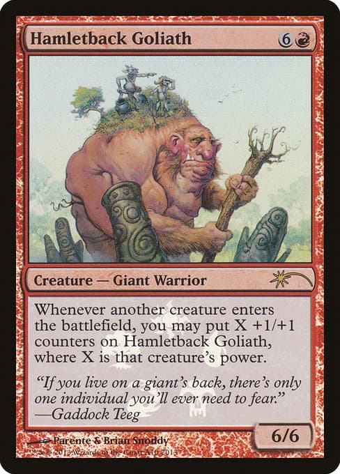 Hamletback Goliath from Magic 2013 Promos (Rare)