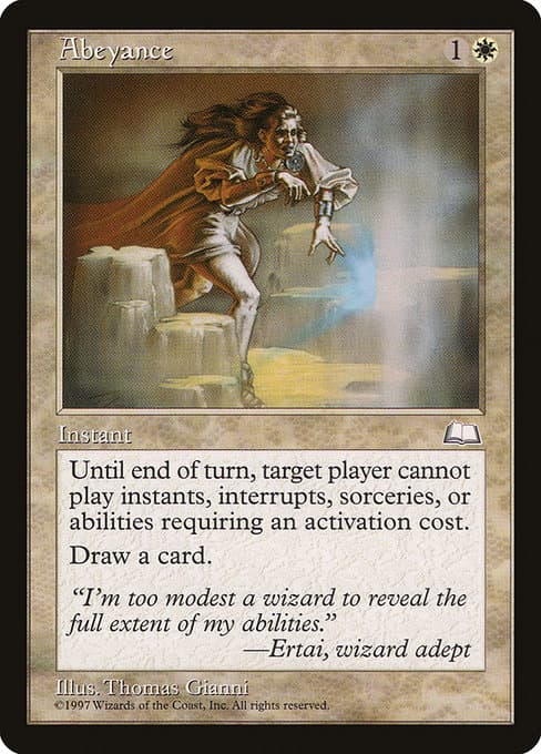 Abeyance from Weatherlight (Rare)