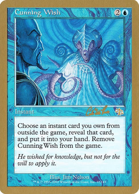 Cunning Wish from World Championship Decks 2002 (Rare)