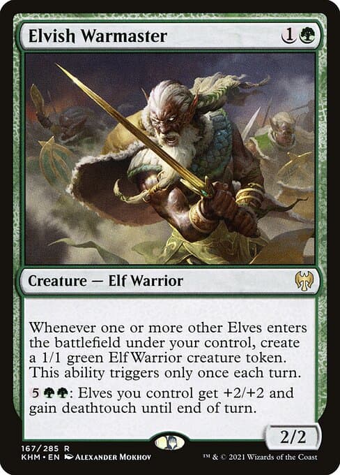 Elvish Warmaster from Kaldheim (Rare)