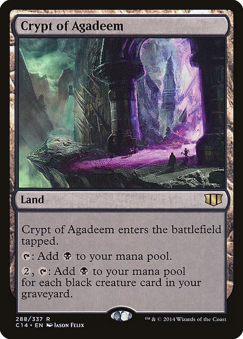 Crypt of Agadeem from Commander 2014 (Rare)