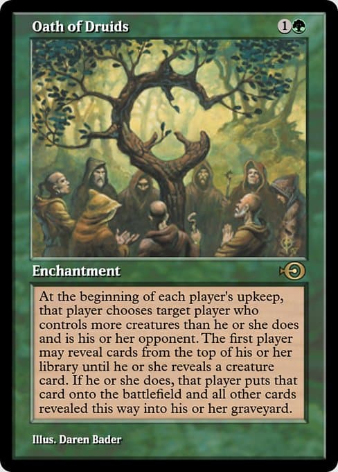 Oath of Druids from Magic Online Promos (Rare)