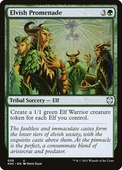 Elvish Promenade from Kaldheim Commander (Uncommon)