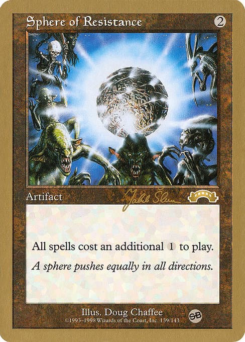 Sphere of Resistance from World Championship Decks 1999 (Rare)