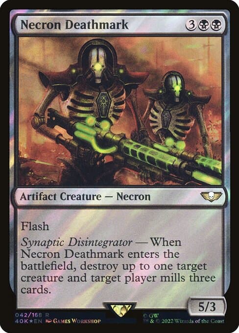 Necron Deathmark from Warhammer 40,000 Commander (Rare)