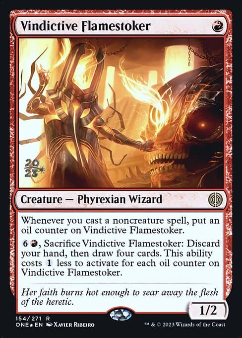Vindictive Flamestoker from Phyrexia: All Will Be One Promos (Rare)