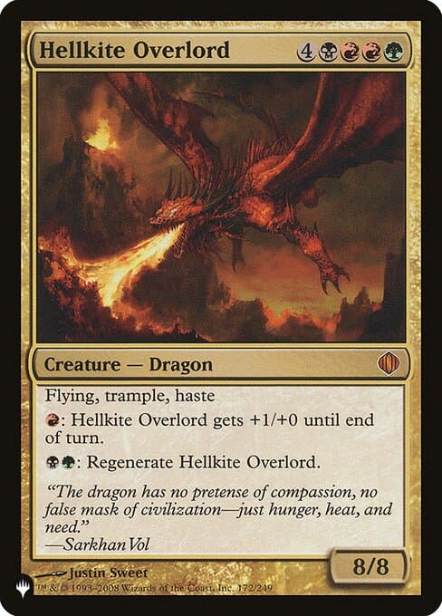 Hellkite Overlord from The List (Mythic)