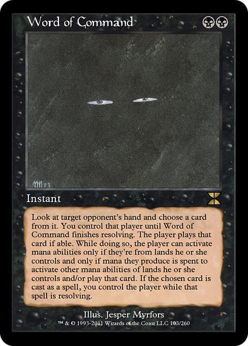 Word of Command from Masters Edition IV (Rare)