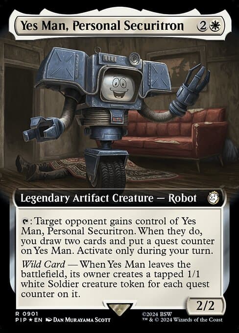 Yes Man, Personal Securitron from Fallout (Rare)