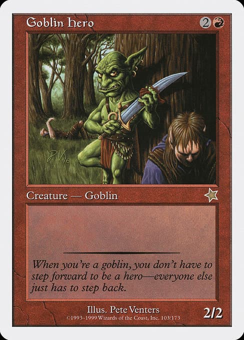 Goblin Hero from Starter 1999 (Common)