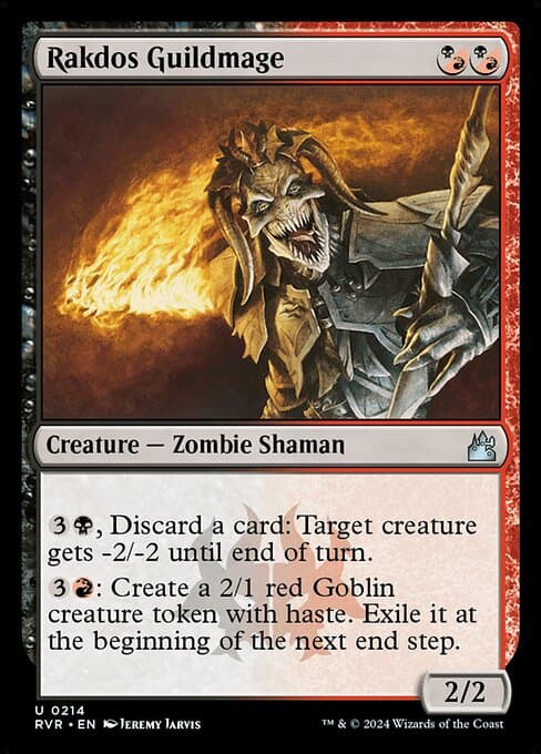 Rakdos Guildmage from Ravnica Remastered (Uncommon)
