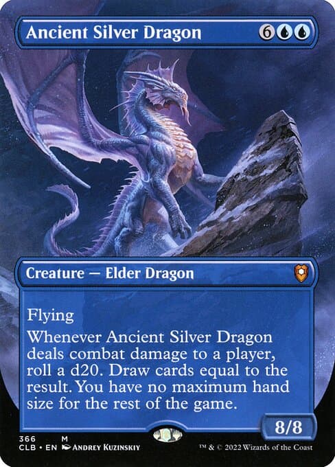 Ancient Silver Dragon from Commander Legends: Battle for Baldur's Gate (Mythic)