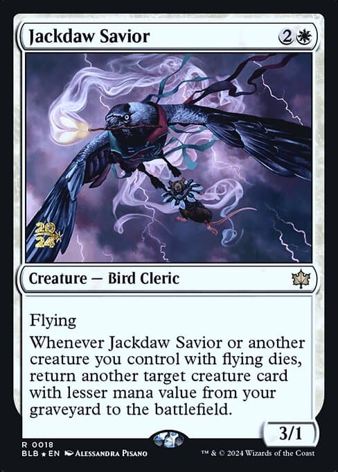 Jackdaw Savior from Bloomburrow Promos (Rare)