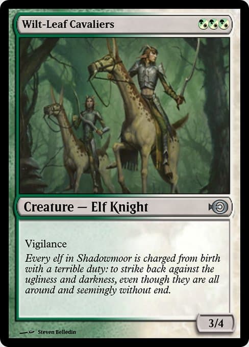 Wilt-Leaf Cavaliers from Magic Online Promos (Uncommon)