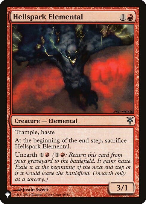 Hellspark Elemental from The List (Uncommon)