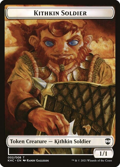 Kithkin Soldier from Kaldheim Commander Tokens (Common)